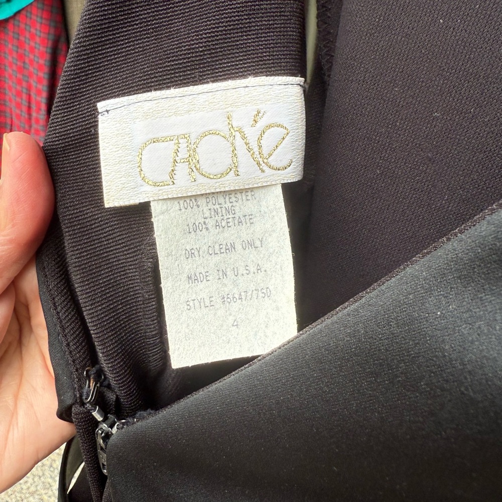 Cache Black Dress with Silver Accents - Picture 4 of 4